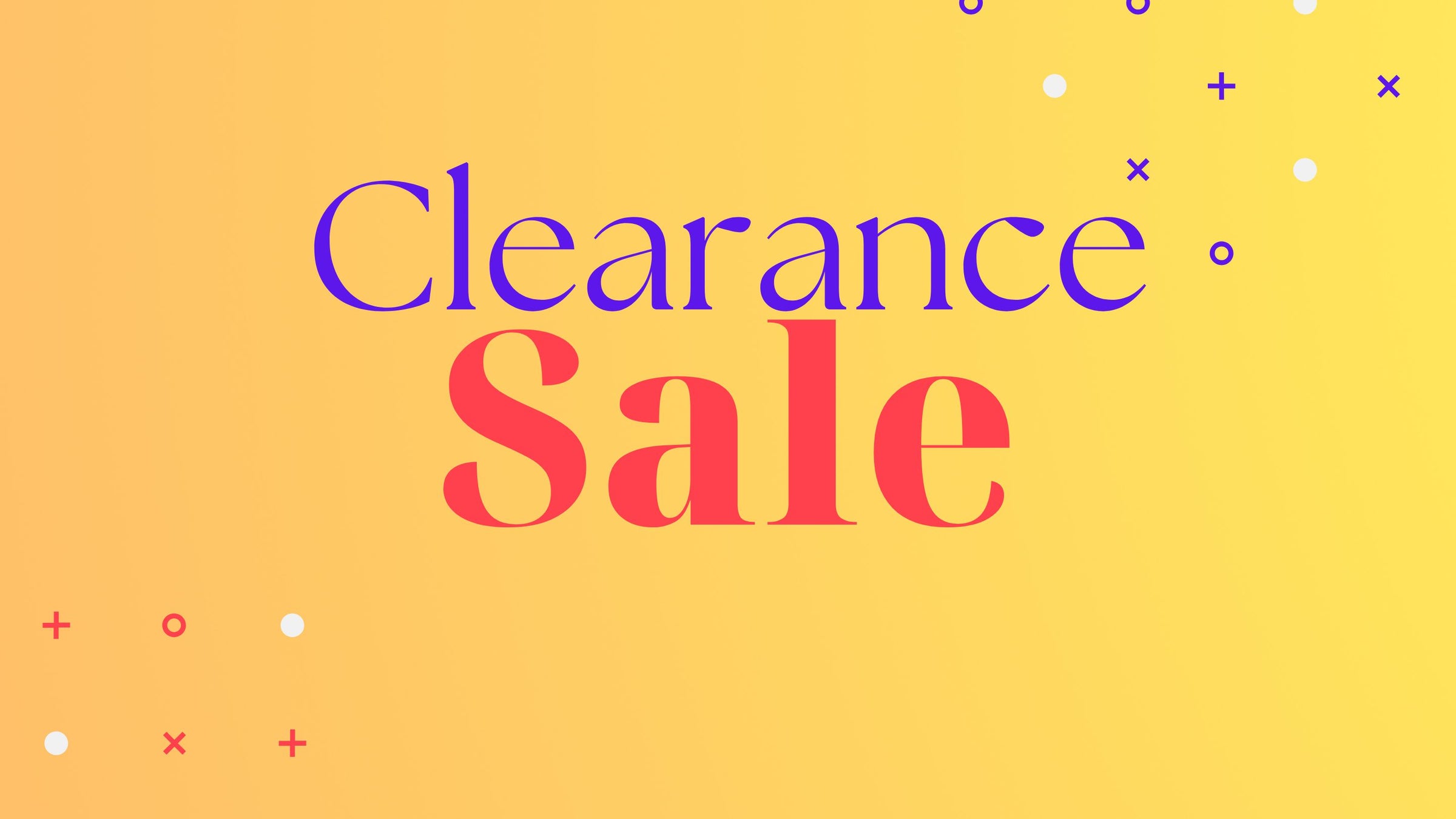 Clearance Sale 