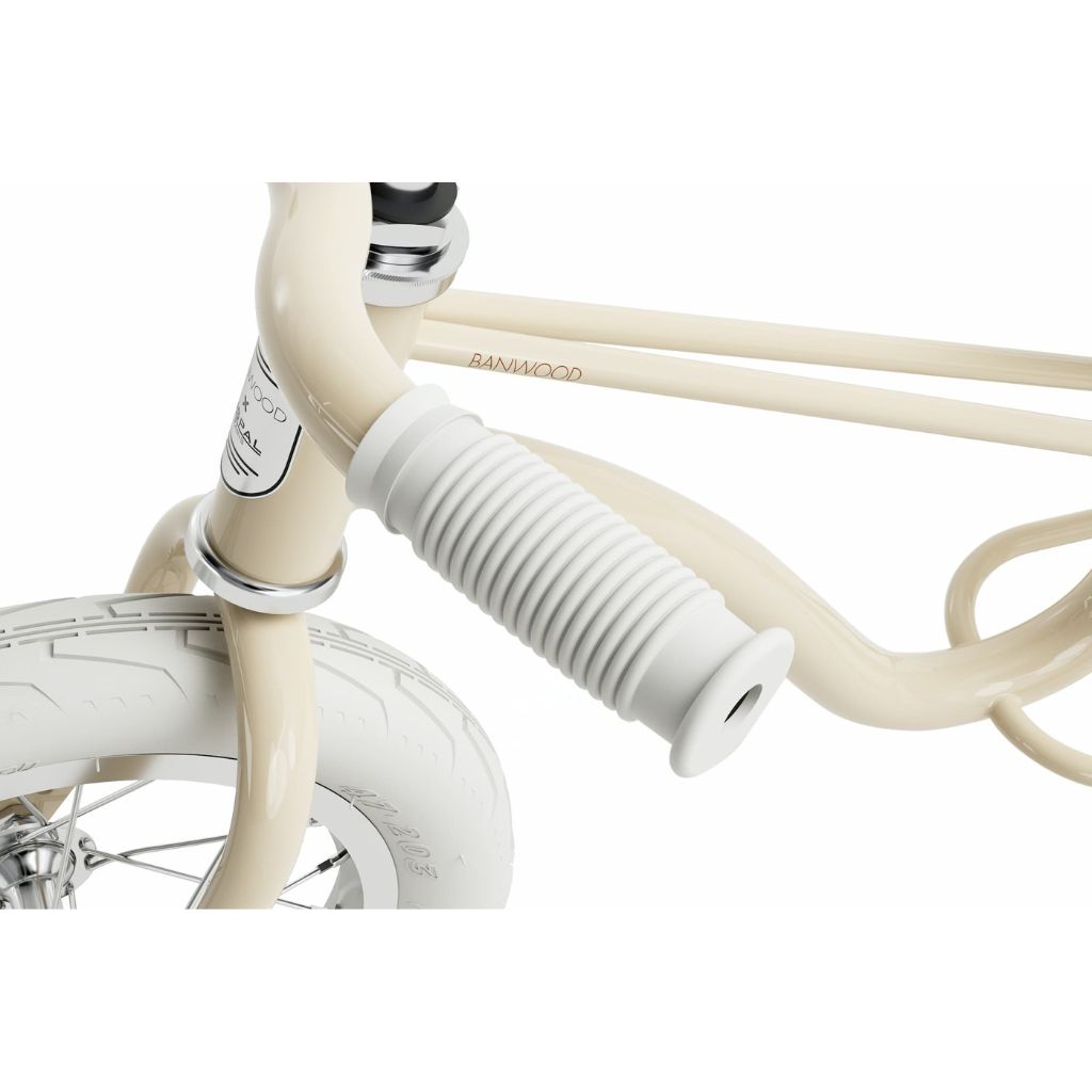 Handlebar of the cream Banwood Icon Balance Bike