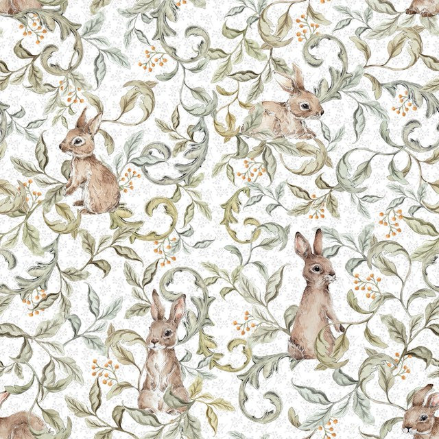 Dekornik Rabbits Grove Wallpaper - Light – Oliver Thomas Children's ...